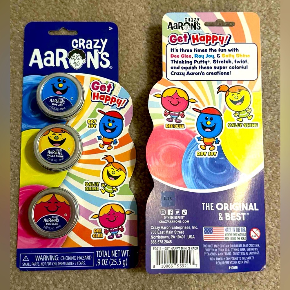 2 packs of Crazy Aarons Get Happy 3-pack - Picture 3 of 3